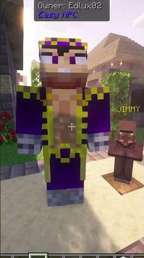 HOW TO CHANGE an NPC'S POSE IN MINECRAFT WITH EASY NPC