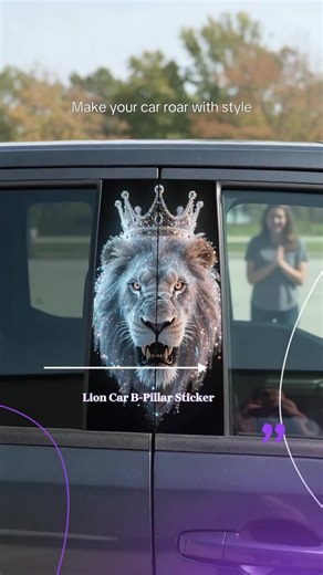 Lion King Car Stickers #cardecoration #lionking #cargoodthing #tiktokshop
