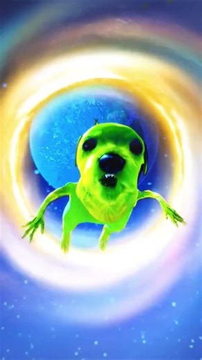 Intergalactic Good Dog! 🌟🐶 #alien #dog