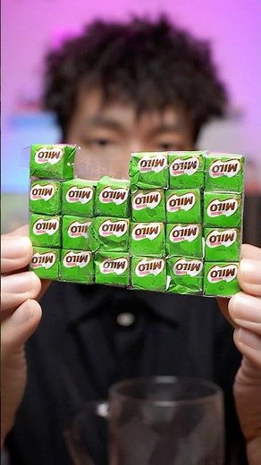 Mukbang 100 Viên Milo Cube Với Nước Sôi #food #mukbang #foodreview #nhậtlinh