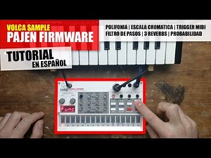 Korg Volca SAMPLE ▶▸PAJEN-7 Firmware 2020◂◀ TUTORIAL | ENGLISH SUBS