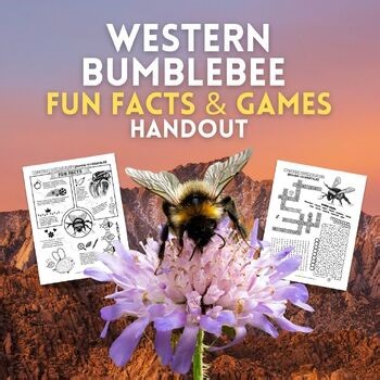 Western Bumblebee (Bombus occidentalis) – Science & Literacy Worksheet