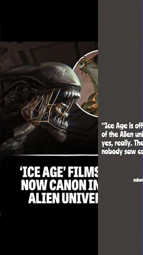 Ice Age is Now Part of the Alien Universe 😱 | Official Canon Crossover