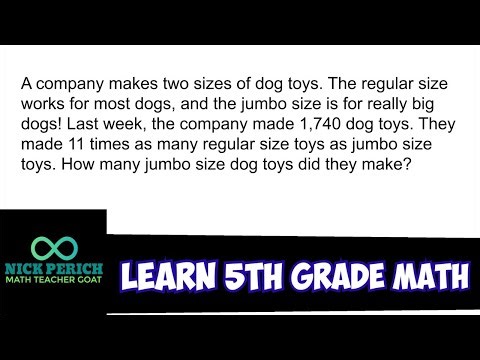 Learn 5th Grade Math - Solve Multi-Step Word Problems (Proportions and Multiplication)