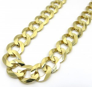 Buy 14k Yellow Gold Solid Cuban Link Chain 22-30 Inch 11.5mm Online at SO ICY JEWELRY