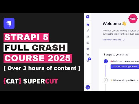 Strapi 5 Crash Course 2025 Full Tutorial For Beginners