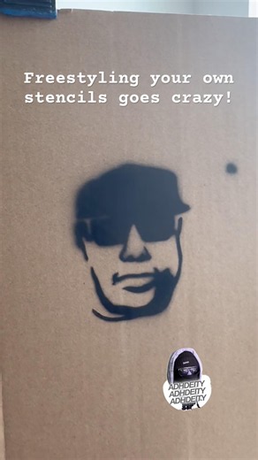 Cutting my own unique stencils for airbrushing #art #airbrush