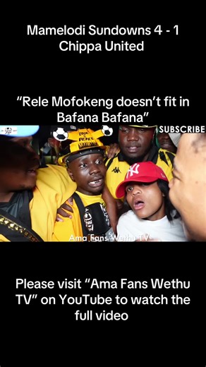 Please visit “Ama Fans Wethu TV” on YouTube to watch the full video #sportsontiktok #fyp #amafanswethutv #betwaypremiership #mamelodisundowns
