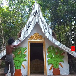 629K views · 10K reactions | Build Technologically Modern Forest House | Jungle Survival | Facebook