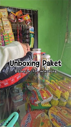 Unboxing content - part 6 #warungsembako #unboxingvideo #ministore #store #shorts