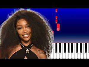 SZA - Blind (Piano Tutorial)