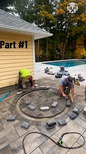 400K views · 1K reactions | Making a nautical compass paver patio Partner: firestonelandscaping IG: https://www.instagram.com/firestonelandscaping | Bored Panda Art | Facebook