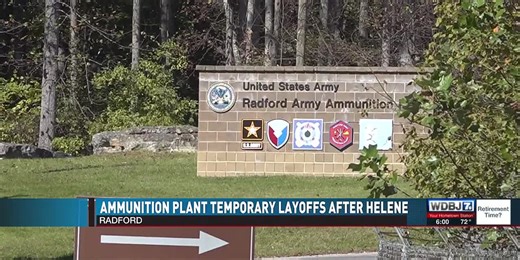 Radford Ammunition Plant Layoffs
