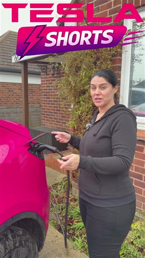 Quick Tesla Model Y/3 Tip: Release the Charging Cable #Tesla #TeslaModelY #Shorts