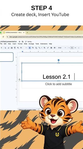 Adding YouTube Video to Google Slides
