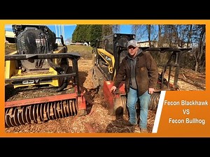 Fecon DCR Blackhawk VS Fecon DCR Bullhog | Forestry Mulching