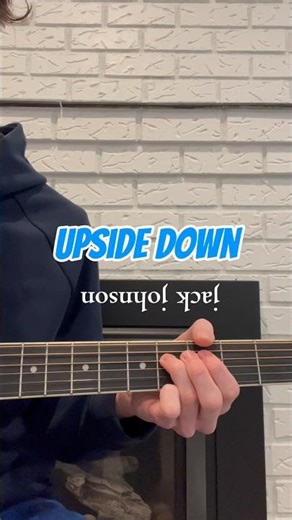 how to play upside down on guitar #guitar #guitartutorial #music #shorts #fyp