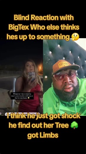 Blind Reaction with BigTex Who else thinks he was up to something 🤔 #fyp #foryou #mrbigtex23 #BigTexComedy #bigtexhellbus