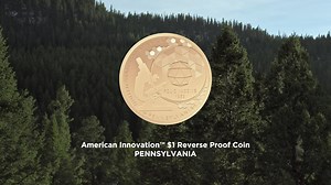 The American Innovation™ $1 Coin honoring Pennsylvania pays homage to the polio vaccine developed there by Dr. Jonas Salk. | United States Mint