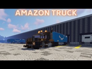 Minecraft: How to build a Truck in Minecraft (Amazon Truck) Minecraft Truck Tutorial