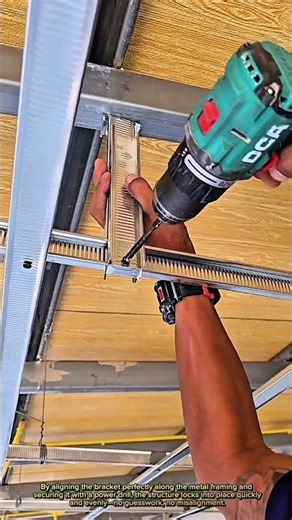 Genius Ceiling Installation Hack — Fast, Straight, and Rock-Solid!