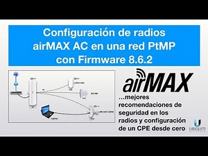 Configuración de una red inalámbrica PtMP con 8.6.2 de airMAX AC