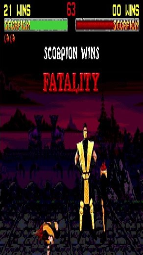 Mortal Kombat Legacy Collection Mortal Kombat 2 Sega 32X Version Scorpion Fatality 2