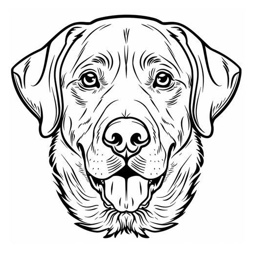 Cute Labrador Face SVG/PNG – Digital Cut File for Cricut & Silhouette – 4063x4063px, 300DPI, Transparent Background, Commercial Use - Etsy Canada