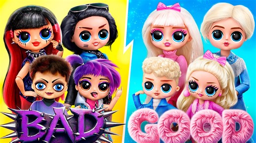 好家庭与坏家庭！31个 LOL惊喜DIY