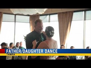 Tampa Bay Bride sings Butterfly Kisses during father daughter dance