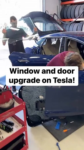 2.9K views · 27 reactions | Repairing all of the windows and doors on this Tesla Model S! #tesla #window #door #repair #upgrade #car #work #grubermotors #teslamodels #TeslaModel3 #teslamodely | Gruber Motor Company | Facebook