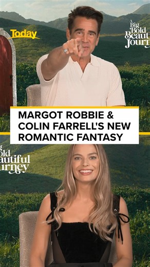 Margot Robbie and Colin Farrell sat down with Dickie to discuss their upcoming romantic fantasy 'A Big Bold Beautiful Journey'. ✨ #9Today | TODAY