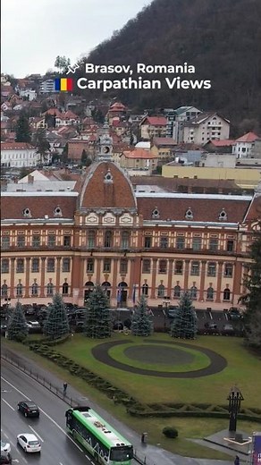 🇮🇹 Brașov Romania Snowy Skyline