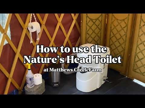 How to use Nature’s Head Composting Toilet