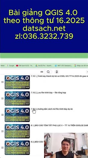 QGIS 4.0 training materials according to Circular 16.2025_datsach.net