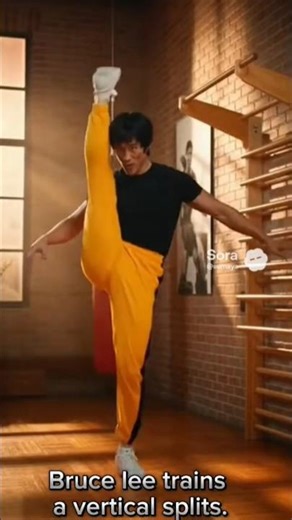 How Bruce Lee Trains Flexibility Like This #kungfu #training #splits