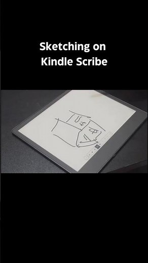 Sketching on Kindle Scribe