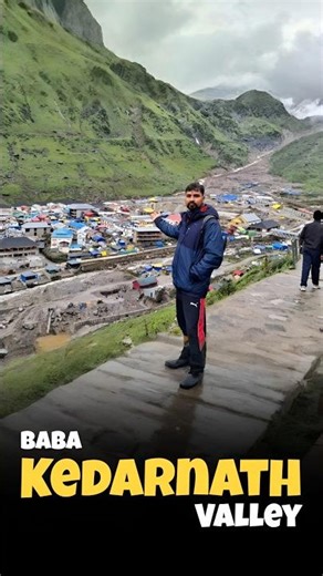 Baba Kedarnath Valley #dailyvlogs #minivlog #shortvideo #kedarnath