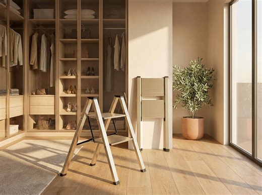 Lightweight Folding Aluminum Step Ladder, Anti-slip Wide Steps With330 Lb Capacity - Etsy