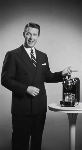 Vintage 1950s-Style Coffee Machine Commercial — The Future of Coffee, Today ☕✨
