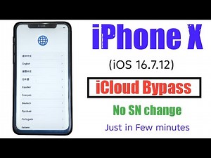 iPhone X iOS 16.7.12 Free Unlock/iCloud Bypass No SN Signal | Unlock Tool 2025