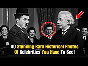 🟢 40 Stunning Rare Historical Photos of Celebrities You Have To See!