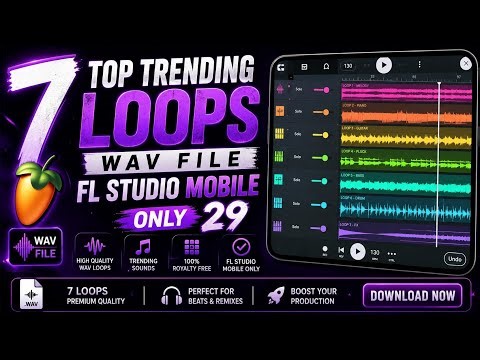 7 Top Trending Loops WAV FILE 🔥 | FL Studio Mobile Sample Pack 2026 | Only ₹29