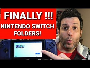 Nintendo Switch Folders! Create / Edit / Delete Groups to Organize Your Games