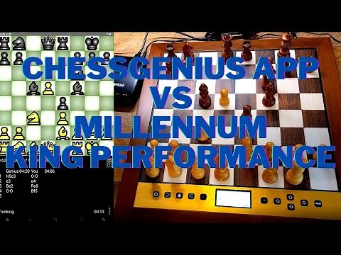 ChessGenius App vs Millennium King Performance - Kasparov Gambit