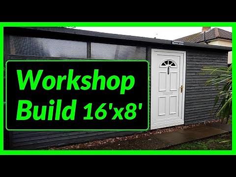 How I built my Workshop / Shed (from Start to Finish)
