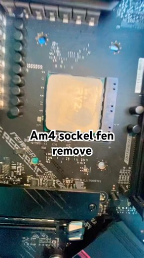 old fen remove from am4 cpu #gaming #hardware