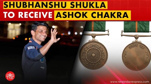 Second Indian in space, Shubhanshu Shukla, to be awarded Ashok Chakra | The New Indian Express