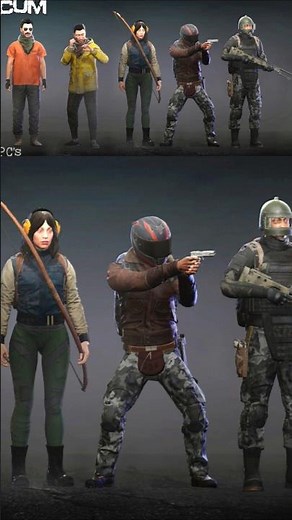 Scum 1.0 NPC's 🫨 #shorts #scum #gaming