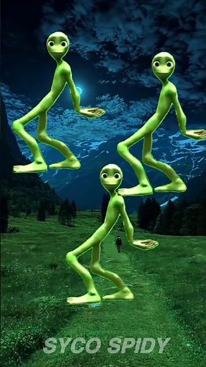 Part-02 Dame tu cositaļalien dance funny alien#comedy #color dance#crazzyalienz #funny